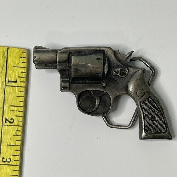 Indiana Metal Craft Revolver Belt Buckle - Picture 7 of 7